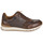 Chaussures Homme Baskets basses Pellet MIKE Mix chocolat
