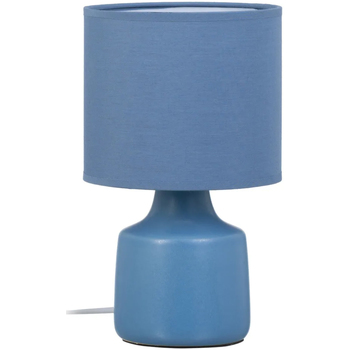 Décoration à Poser Masque Lampes à poser Ixia Lampe en céramique bleue Bleu