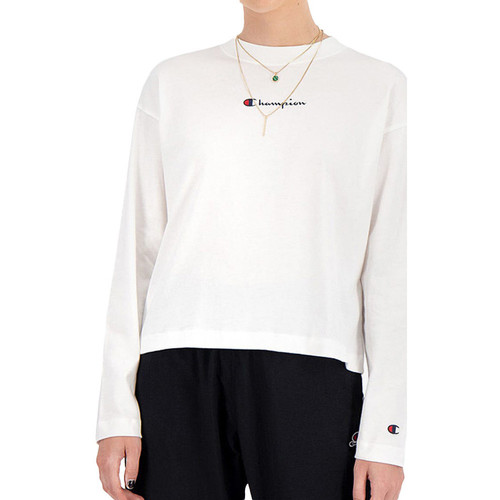 Vêtements Femme Nike Sportswear Rose Printed T-Shirt Champion 114475-WW001 Blanc