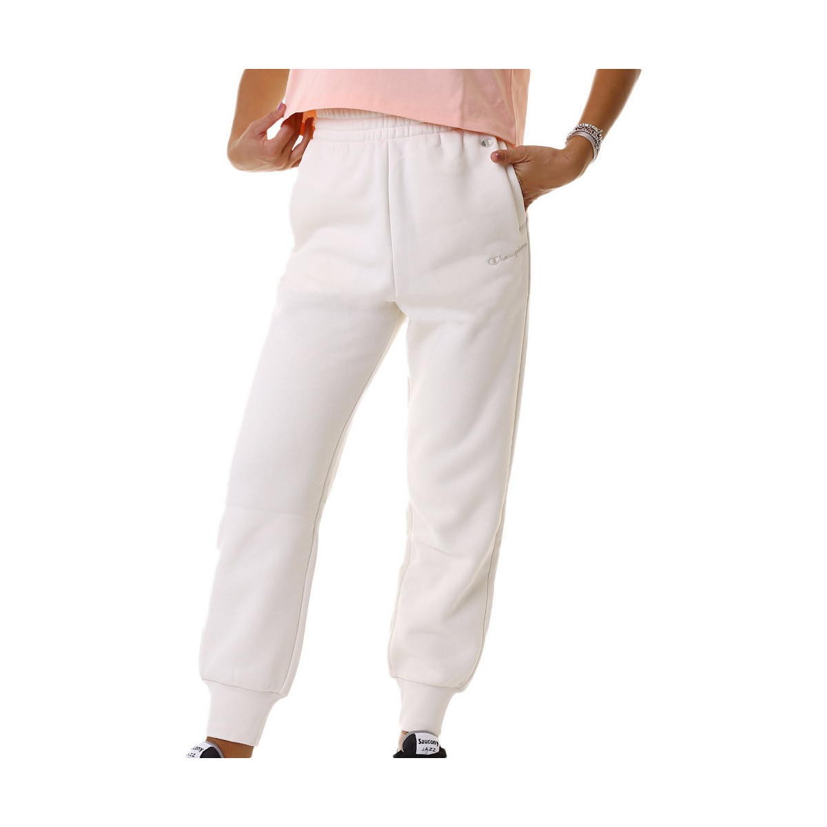 Vêtements Femme Pantalons de survêtement Champion 114745-WW034 Blanc