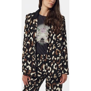 Vêtements Femme Vestes Kaporal - Blazer - léopard Noir