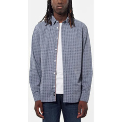 Vêtements Homme Chemises manches longues Kaporal - Chemise à motifs - marine clair Bleu