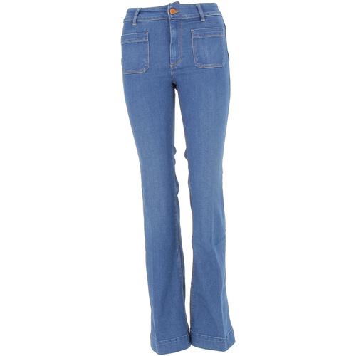Vêtements Femme leggings Jeans droit Salsa Destiny flare medium Bleu