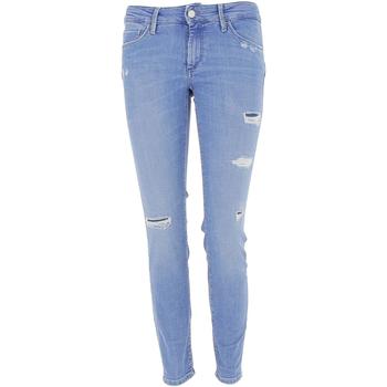 Vêtements Femme leggings Jeans slim Salsa Wonder crop bright Bleu
