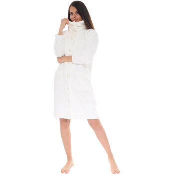 Vêtements Femme Pyjamas / Chemises de nuit Christian Cane ROBE DE CHAMBRE BLANC REBELLE Blanc