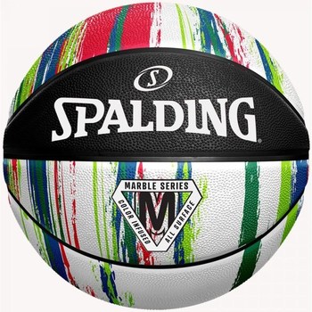 Accessoires Ballons de sport Spalding Marble Blanc, Noir