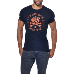 Vêtements Homme T-shirts & Polos Von Dutch T-shirt coton col rond Marine