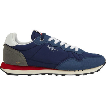Chaussures Homme Baskets mode Pepe jeans NATCH MALE Navy- Trainers Bleu