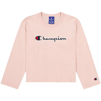 Vêtements Fille T-shirts manches longues Champion 404233-PS075 Rose