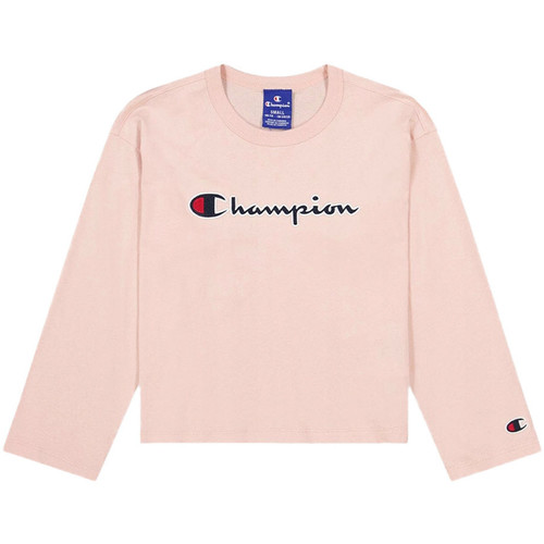 Vêtements Fille Nike Sportswear Rose Printed T-Shirt Champion 404233-PS075 Rose
