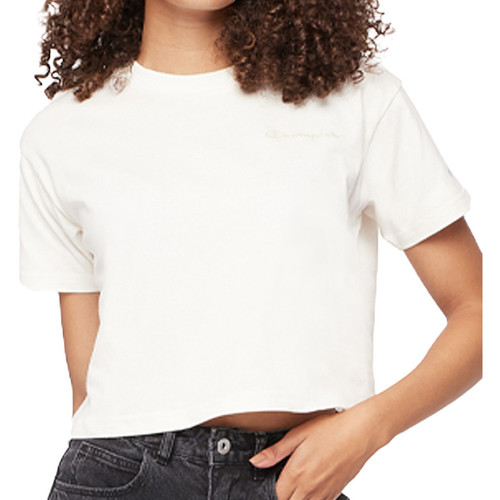 Vêtements Femme Nike Sportswear Rose Printed T-Shirt Champion 114747-WW034 Blanc