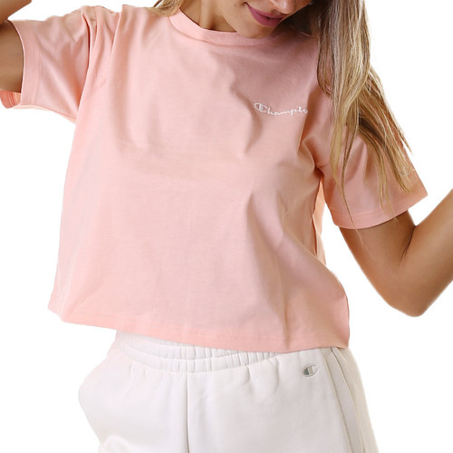 Vêtements Femme T-shirts manches courtes Champion 114747-PS012 Rose