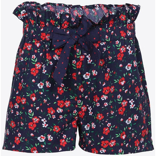 Vêtements Fille Shorts / Bermudas Kaporal Junior - Short fleuri - marine Autres