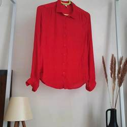 Vêtements Femme Chemises / Chemisiers H&M Chemise douce Rouge