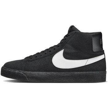 Chaussures Homme Baskets montantes motorboat Nike SB ZOOM BLAZER MID Noir