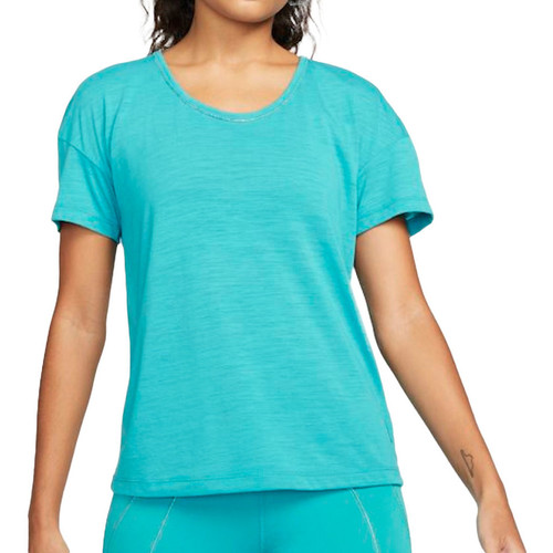 Vêtements Femme T-shirts manches courtes tops Nike DD5798-356 Bleu