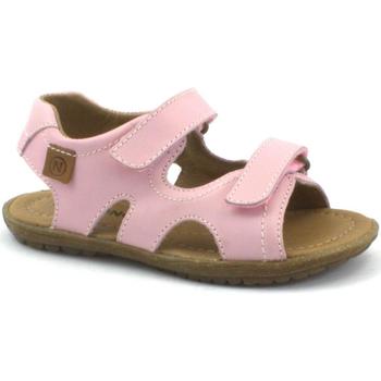 Chaussures Enfant Sandales En Cuir Avec Naturino NAT-E23-502430-PI-b Rose
