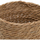 Maison & Déco Paniers / boites et corbeilles Ixia Set de 3 paniers en fibre de roseau et cosse de maïs Beige