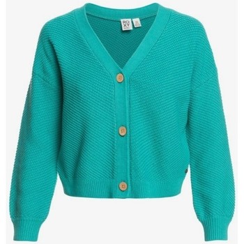 Vêtements Femme Poils / Plumes Roxy - Gilet en maille tricotée - turquoise Autres