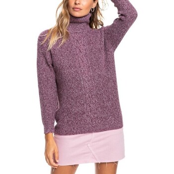 Vêtements Femme Pulls Roxy - Pull col roulé - violet chiné Violet