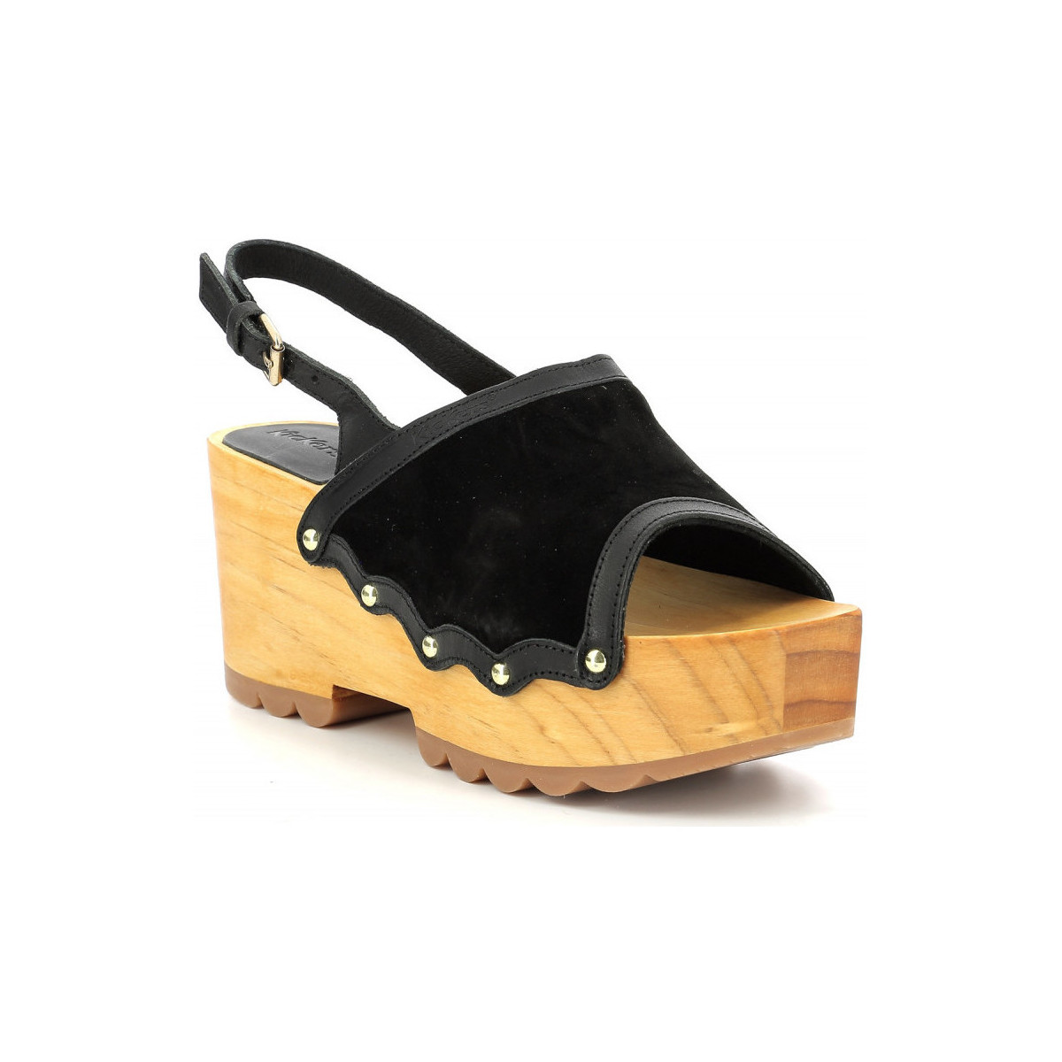 Chaussures Femme Sandales et Nu-pieds Kickers Kick Wedge Wood Noir
