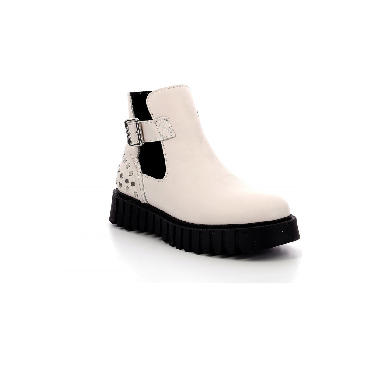 Chaussures Femme Boots Kickers Kick Fantasy Blanc