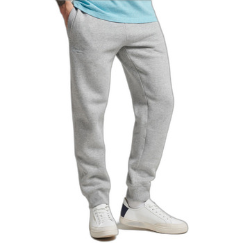 Vêtements Homme Pantalons de survêtement Superdry Jogging en coton bio  Vintage Logo Gris