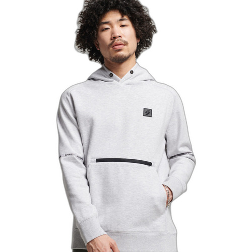 Vêtements Homme Sweats Superdry Sweatshirt à capuche  Tech Gris