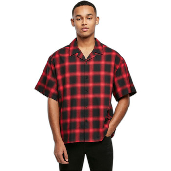 Vêtements Homme Chemises manches courtes Urban Classics Chemise à manches courtes  Loose Checked Resort Noir