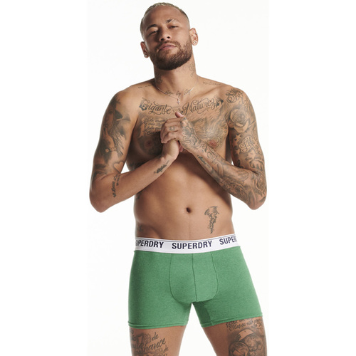 Sous-vêtements Homme Boxers Superdry Boxer en coton bio Vert