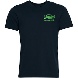 Vêtements Homme T-shirts manches courtes Superdry T-shirt  Vintage VL Neon eclipse navy