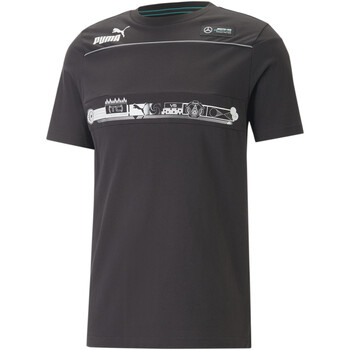 Vêtements Homme T-shirts manches courtes Puma T-shirt  Mercedes AMG SDS Noir