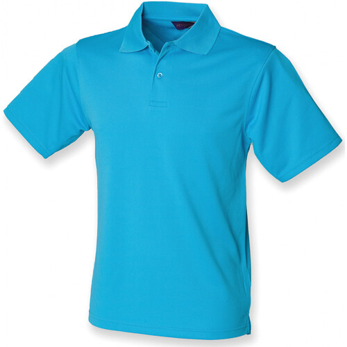 Vêtements Homme Polos manches courtes Henbury Polo  Cool Plus Bleu