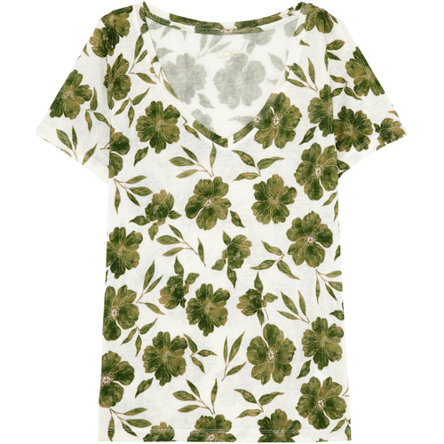 Vêtements Femme T-shirts manches courtes Les Petites Bombes T-shirt femme  Ariana Vert