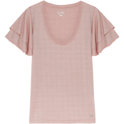 Vêtements Femme T-shirts manches courtes Les Petites Bombes T-shirt femme  Fetta rose