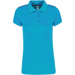 Vêtements Femme T-shirts & Polos Proact Polo femme light turquoise