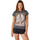 Vêtements Femme T-shirts manches courtes Wrangler T-shirt femme  Shrunken Band Gris