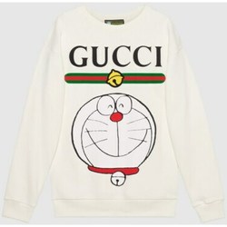 Vêtements Fille Sweats Sans marque Doraemon x Gucci Beige