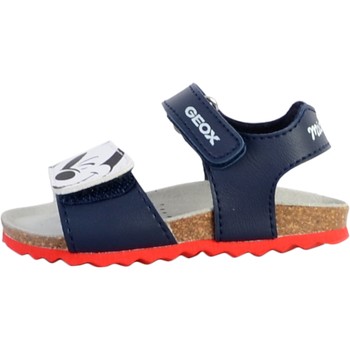 Chaussures Fille Sandales et Nu-pieds Geox Sandales à Scratch  Chalki Bleu