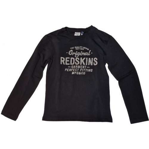 Vêtements Enfant T-shirts & Polos Redskins Tee shirt junior  ADWIN - 10 ANS Noir