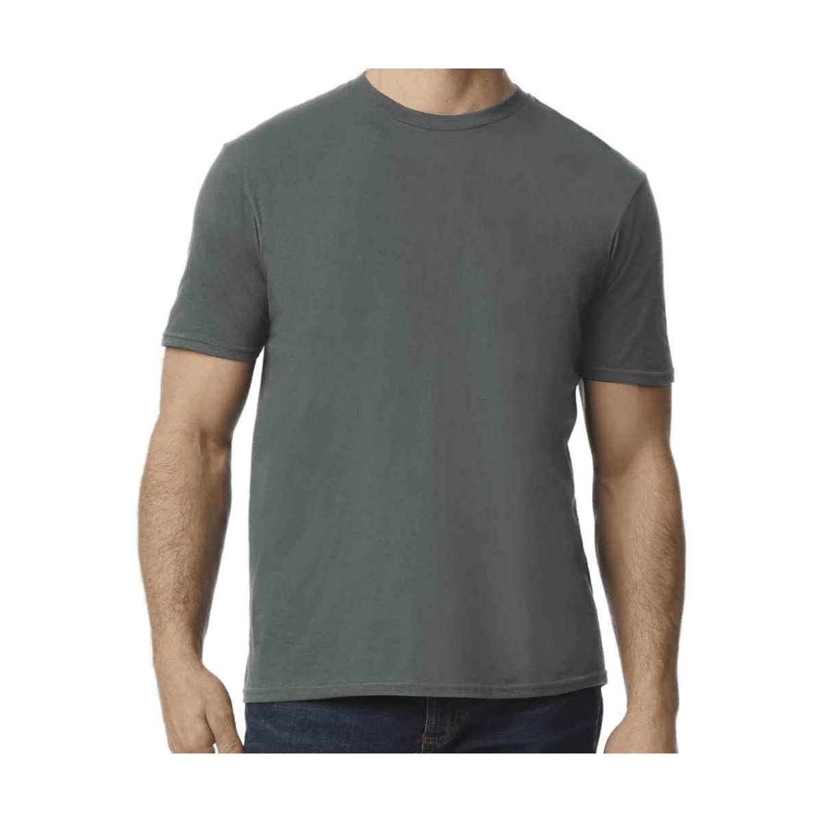 Vêtements Homme T-shirts manches longues Gildan Softstyle Gris