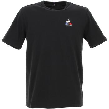 Vêtements Homme T-shirts colour-block manches courtes Le Coq Sportif Ess tee ss n4 m Noir