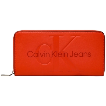 Sacs Femme Portefeuilles Calvin Klein Jeans Compagnon  ref 59256 XBS Orange 19*10*2 cm Orange