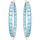 Montres & Bijoux Femme Boucles d'oreilles Swarovski Boucles d'oreilles créoles  Matrix bleues Gris