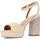 Chaussures Femme Escarpins Maria Mare SANDALES  AVEC TALON DIAMANT 68341 Beige