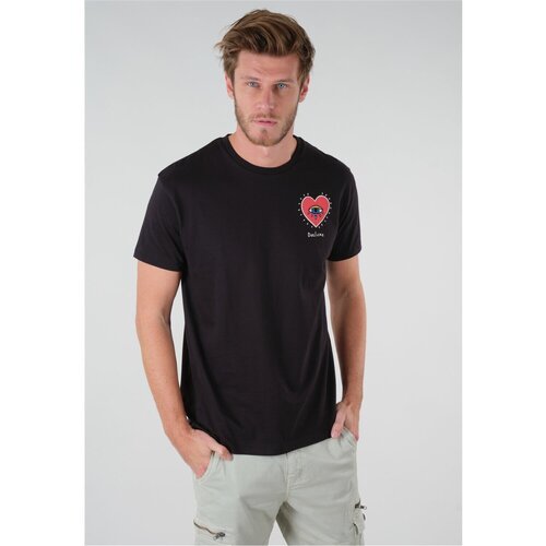 Vêtements Homme Z Zegna button-down shirt Deeluxe T-Shirt LOVING Noir