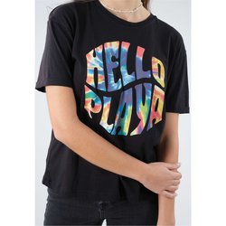 Vêtements Femme T-shirts & Polos Deeluxe T-Shirt PLAYA Noir