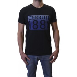 Vêtements Homme T-shirts manches courtes Cerruti 1881 Garda Noir