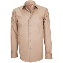 Vêtements Homme Chemises manches longues Andrew Mc Allister chemise repassage facile canterbery beige Beige