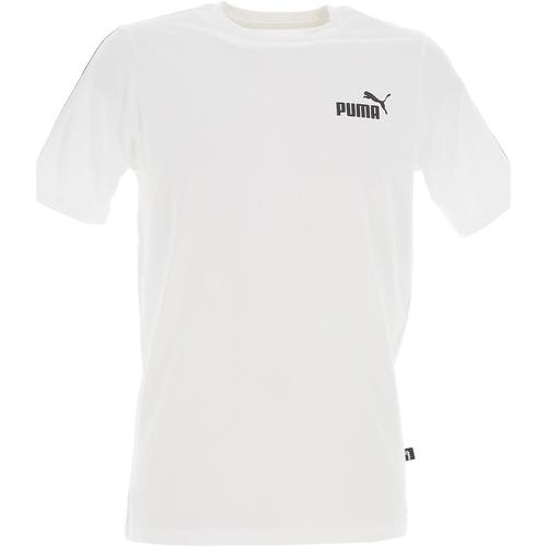 Vêtements Homme T-shirts manches courtes Puma Fd ess tcamo tee Blanc